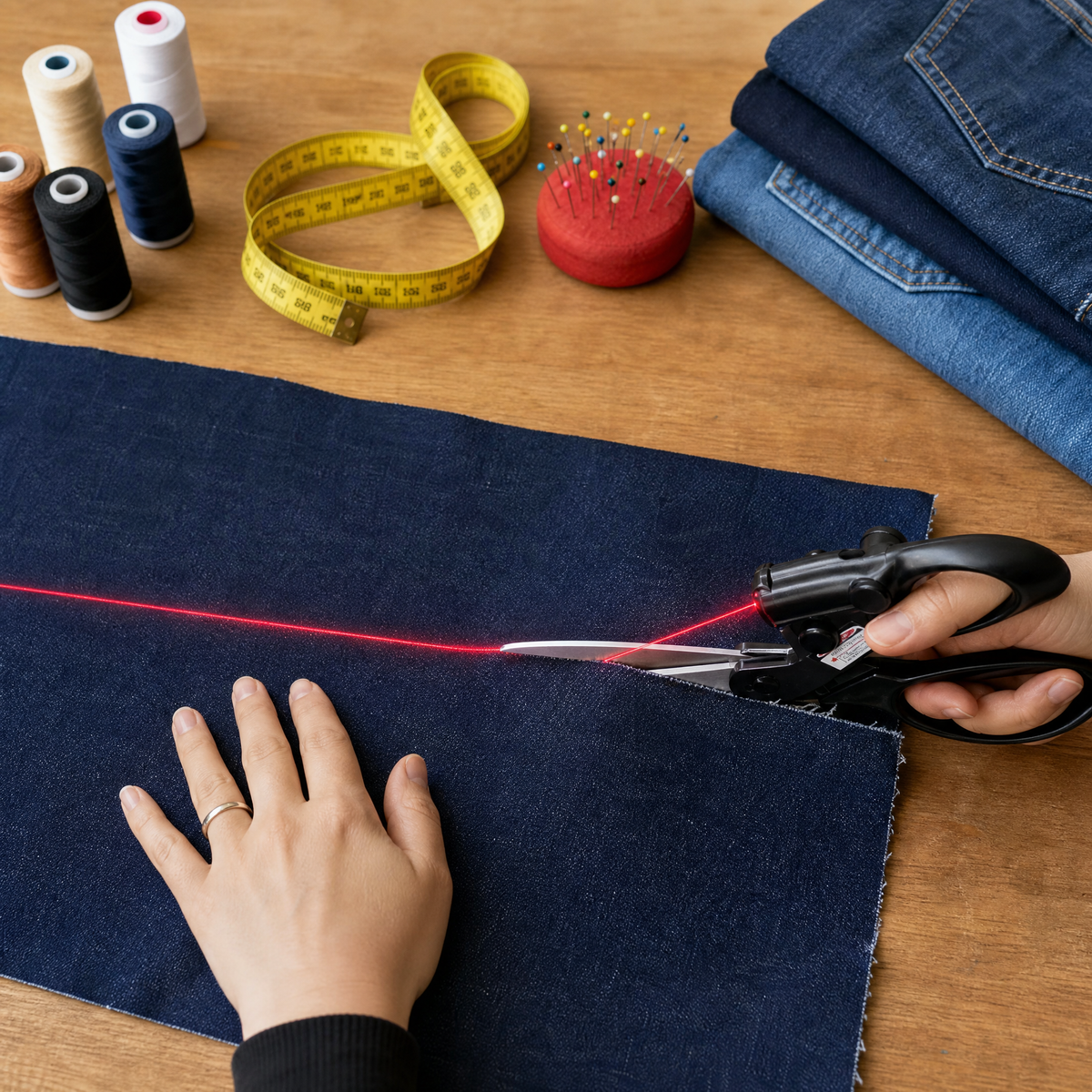 TrueSnip Laser-Guided Fabric Scissors